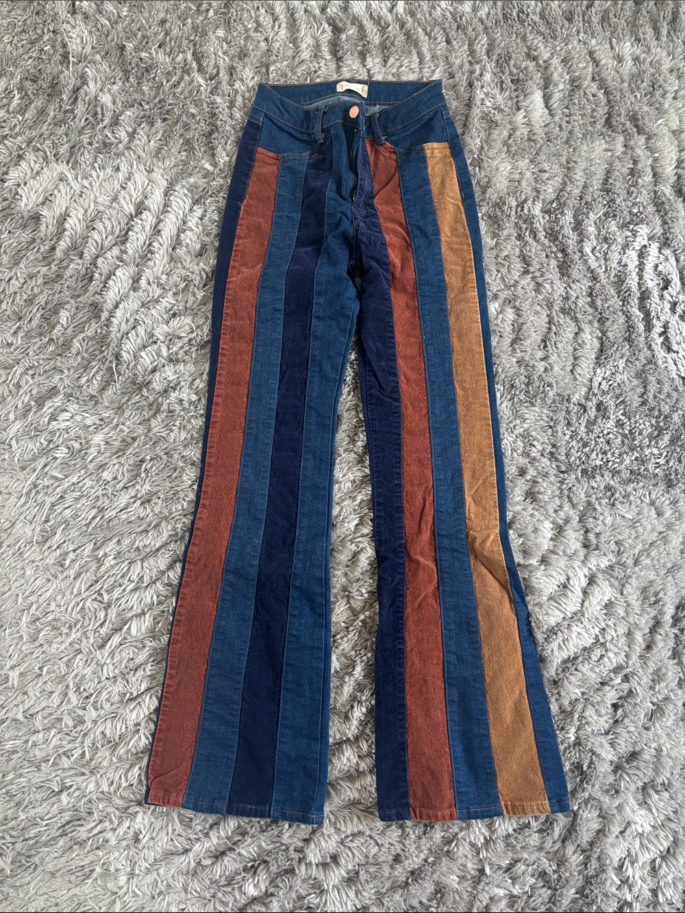 Altar'd State Blue Denim with accent stripe Jeans SZ25